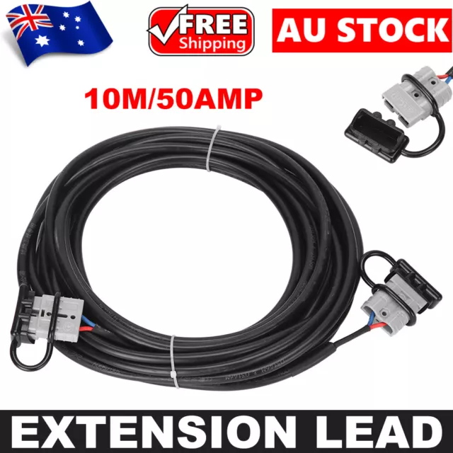 10M 50 Amp Trailer Extension Cable Lead 6mm Twin Sheath For Anderson Style Plug