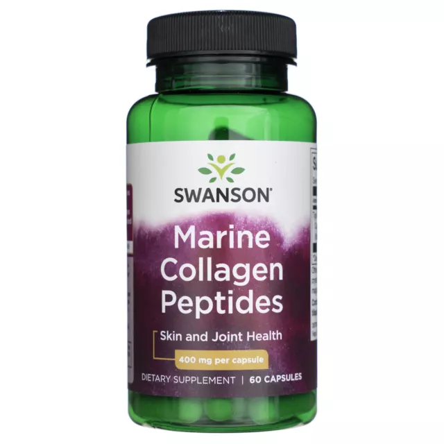 Swanson Hydrolysed Fish Collagen Type I 400 mg, 60 gélules
