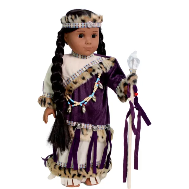 Purple Indian Dress for Kaya 18" Doll Clothes for American Girl Dolls