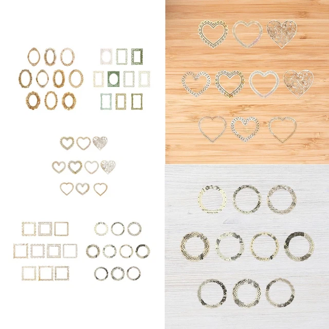Dekorativer Rahmen, Scrapbooking-Papier-Aufkleber für die Kartenherstellung,