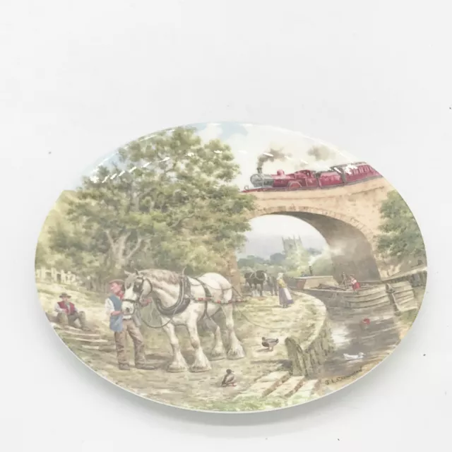 Vintage Wedgwood Limited Edition Over The Canal John Chapman Plate