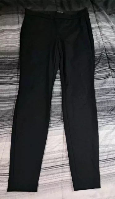 Rachel Zoe Women Black Casual Pants/Leggings Stretchy Sz 4 SMOKE FREE HOME