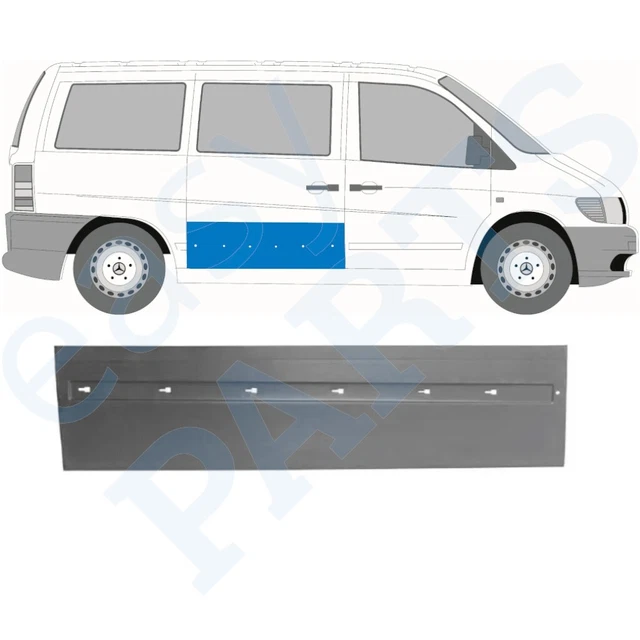 Reparaturblech Innen Außen Vorderer Tür Für Mercedes Vito I W638 1996 2003 Links Satz 12017