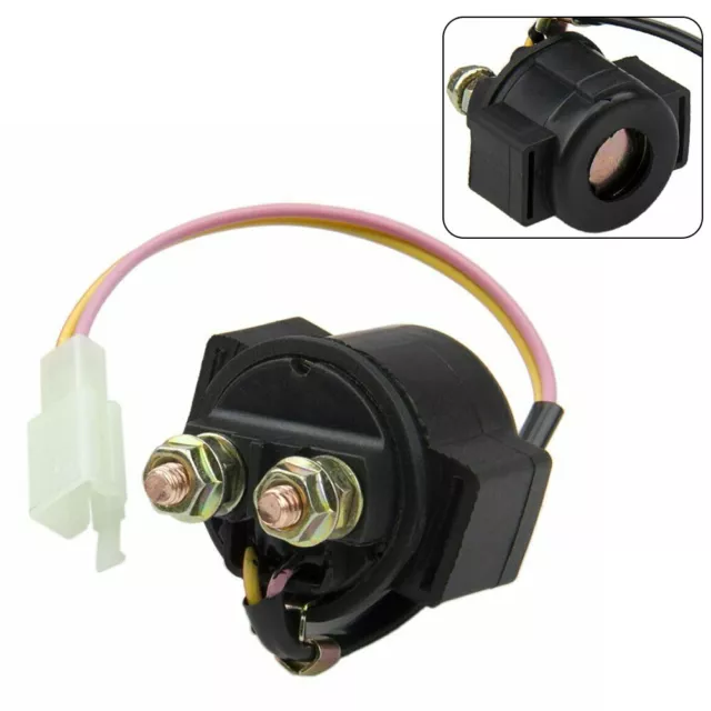 Ignition Coil + Extra Long Wire Starter Relay Solenoid GY6 50 125 150CC ATV 12V