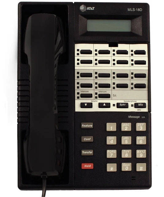 Fully Refurbished Avaya Partner MLS 18D Display Phone (Black)