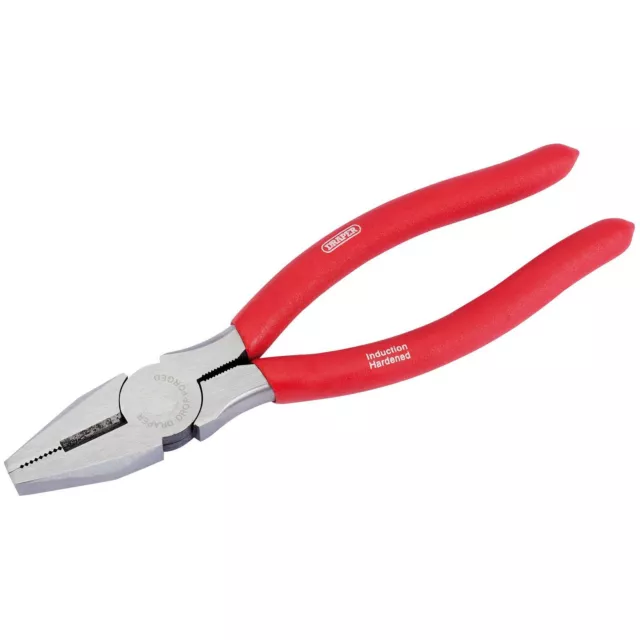 1x Draper 200mm Combination Plier With PVC Dipped Handle - 68236