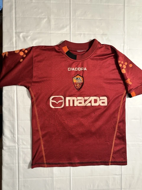 Match worn/issued AS Roma home shirt 2004-2005 by Francesco Totti #10