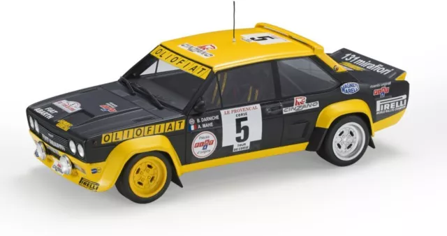 1:18 Fiat 131 Abarth Tour de Corse Winner 1977 #5 B.Darniche/A.Mahe in Black ...