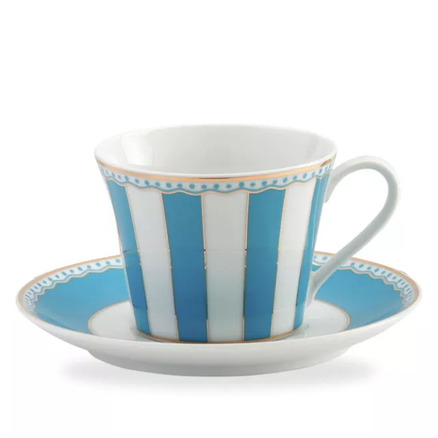 NEW Noritake Carnivale Cup & Saucer Light Blue Set 2pce