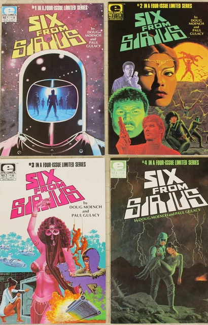 Six From Sirius  Complete Set 1-4  Epic Comics * Marvel  1984  Nice!!!