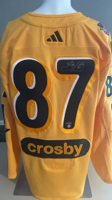 SIDNEY CROSBY AUTOGRAPHED 2024 ALL STAR GAME Adidas Authentic