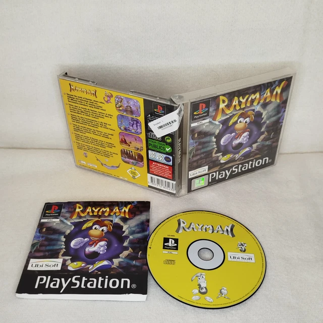 Jeu Rayman Junior Sur PS1 – PAL – Anglais – Bon état – CEA Incluse