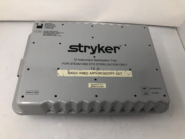 Stryker 12 Instrument Sterilization Tray 242-000-012