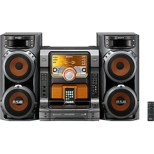SONY - ソーイ Sony LBT-ZX66i /HCD-ZX66i Stereo 5-Disc CD Player w/Speakers