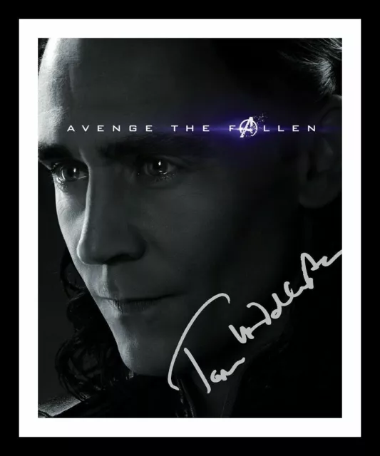 Tom Hiddleston - Loki - The Avengers Autograph Signed & Framed Photo
