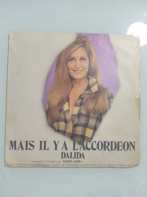 Dalida Rien Q'un Homme De Plus Maïs Il Y A L'Accordéon 45 France Press