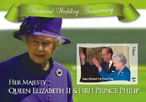 Niue 2007 - Queen Elizabeth II Wedding Anniversary - Souvenir Sheet - 834 - MNH