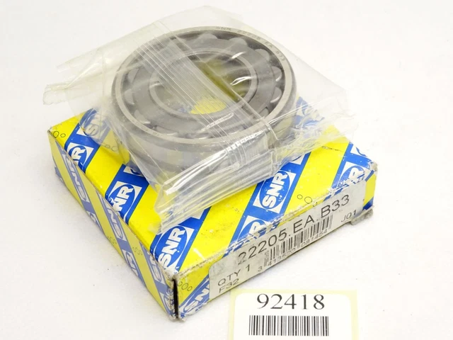 SNR Roulements à Rouleaux Sphériques 22205.EA.B33 22205-EA-B33 / Neuf Scellé