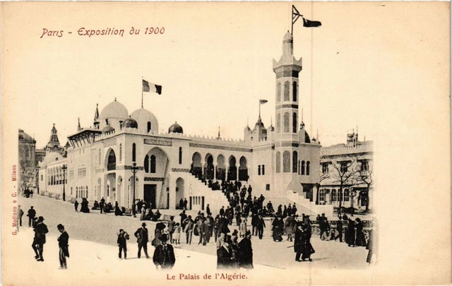 Expo 1900 palais de la Femme Stock Photo