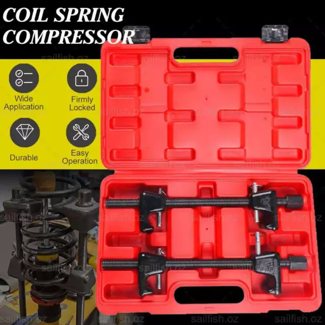 2PC  Heavy Duty Coil Spring Compressor Clamp Auto Car Truck Shocker Struts Tool