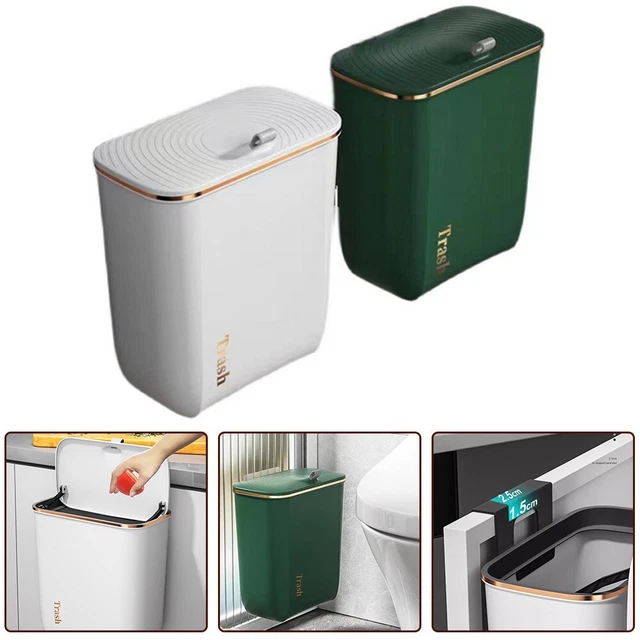 4 Supports Muralux Pour Sacs Poubelle Bieiyhe - Auto-Adhésifs | Rangement Cuisine