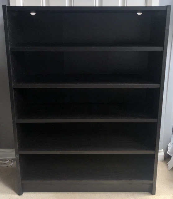 IKEA BILLY BOOKCASE Black/Brown 5 Shelves 106cm x 80cm x 26 cm £25.00