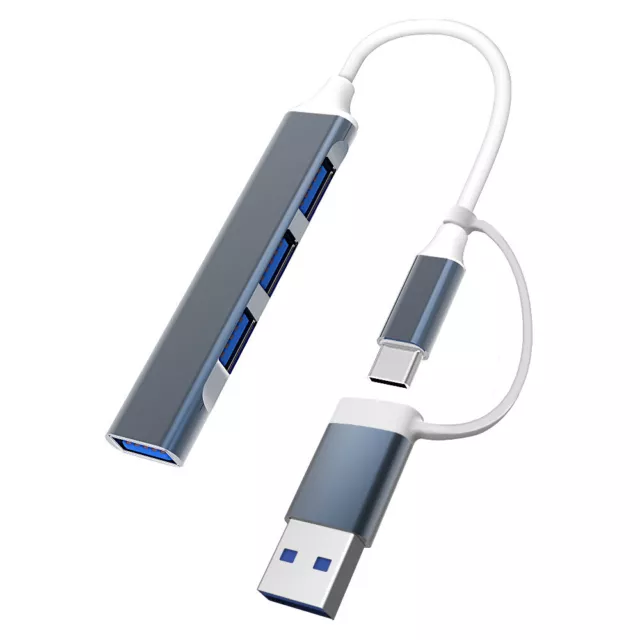 USB-C Type C to USB 3.0 4 Port Hub USB Adapter USB-C  Slim Thunderbolt USB