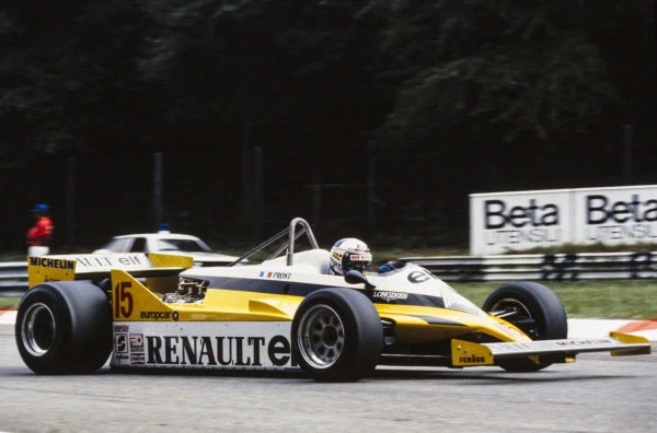 Altaya 1/43 Scale 91024D - F1 Renault RE30 1981 #15 A. Prost - Yellow