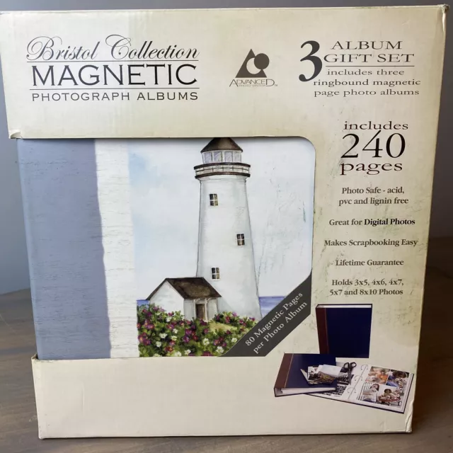 Juego de 3.240 páginas de álbumes de fotos magnéticos de la colección Faro de Bristol