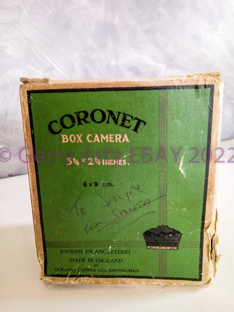Cámara De Película Coronet Box Roll 6 X 9 Cm Y Embalaje Original