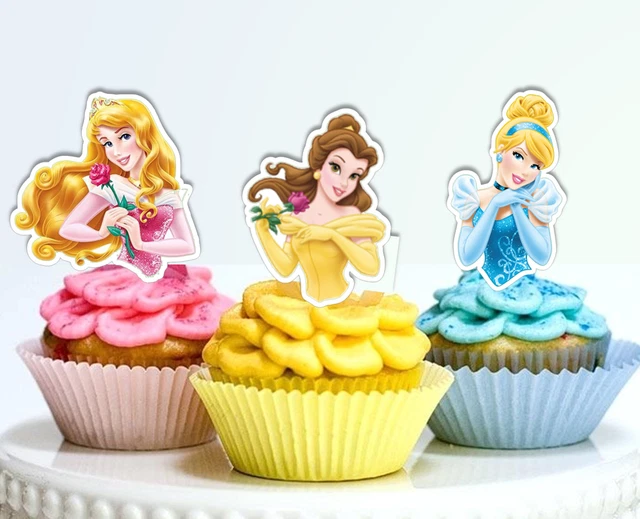 DISNEY PRINCESSES HALF Body Edible Wafer Cupcake Cake Toppers Decorations $6.52 - PicClick for Half Body Disney Princess Cupcake Toppers Free Printable
