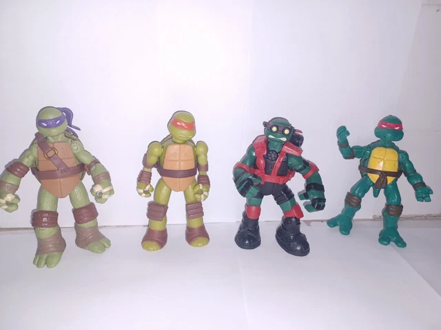 Teenage Mutant Ninja Turtles Collection TMNT 4 Pc Action Figures Toys