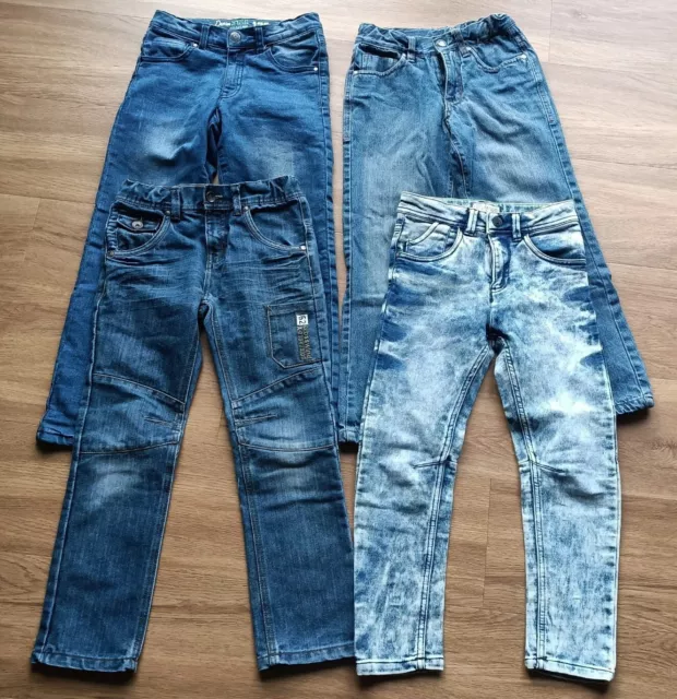 I. Kinderkleidung Jeans Thermojeans Hosen 4- tlg. Set Paket  für Jungs Gr. 128