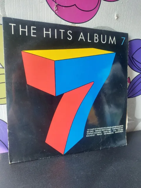 !Collectable VINYLS! The Hits Album 7 Double Vinyl LP WEA Hits7  1987 USED.