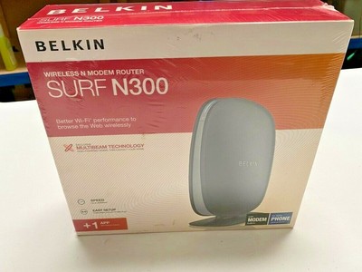 Router WIRELESS BELKIN N300 nella casella Nuovo di zecca. 