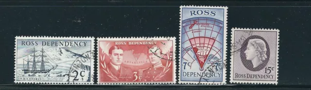 Ross Dependency 1967 Décimal Valeurs Complet(Scott L5-L8) VF D'Occasion