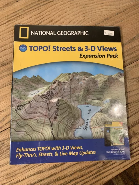 National Geographic TOPO! Streets & 3-D Views Expansion Pack