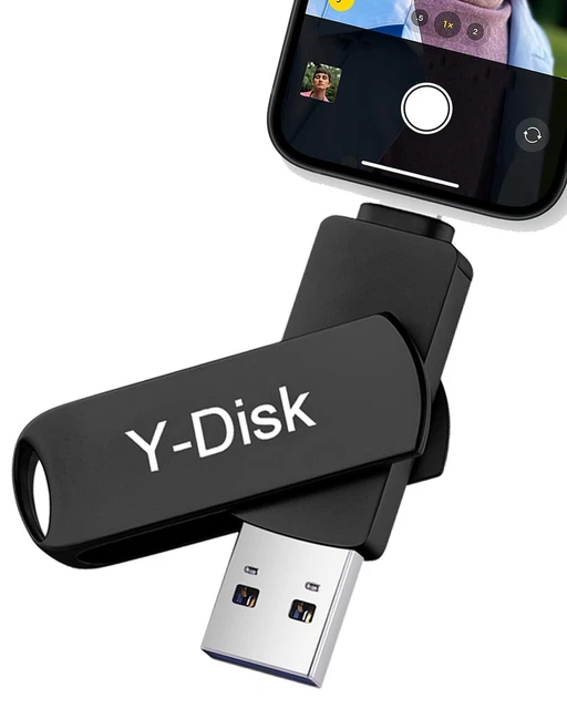 Chiavetta USB 512GB Levida 4-in-1: Type C, USB 3.0, Per IPhone E Android - Argento - Foto 6