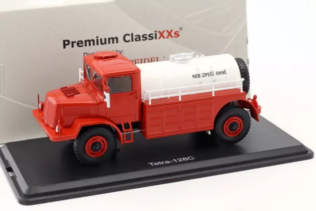 PREMIUM CLASSIXXS - TATRA 128N 1951 red white tank - 1/43 - PRXPCL47078