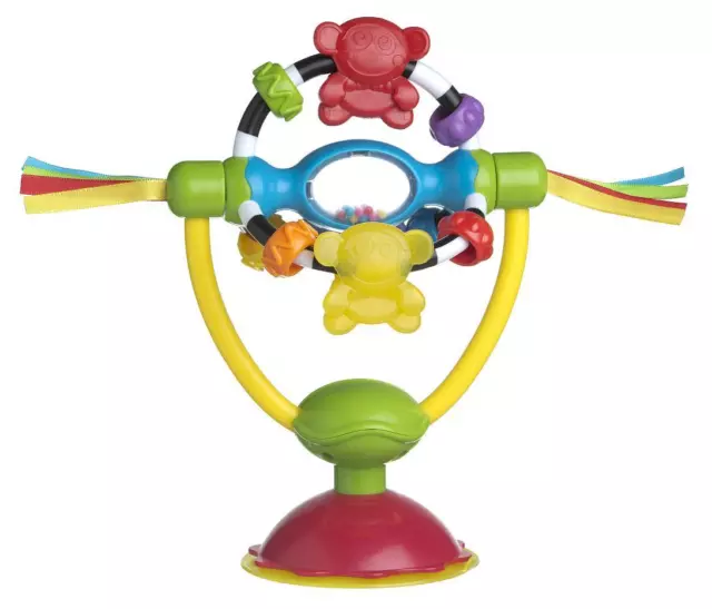 Brand NEW Playgro High Chair Baby Rattle Spinning Toy 6m+