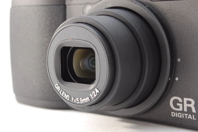 【MINT w/Box】Ricoh GR Digital 8.1MP Black Compact Digital Camera From JAPAN 2