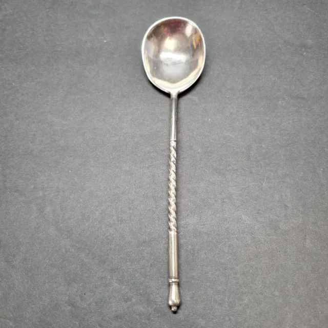 Antique 6 1/4" Spoon Imperial Russian Silver 84