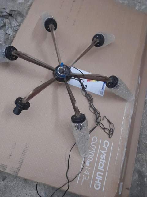 Lampadario Stilnovo Ragno 6 Luci  anni '50/60 Design  Modernariato Entra E Leggi