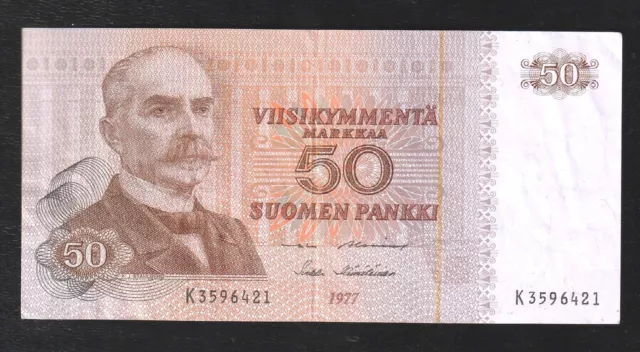Finland 50 Markkaa, 1977, P-108, Banknotes