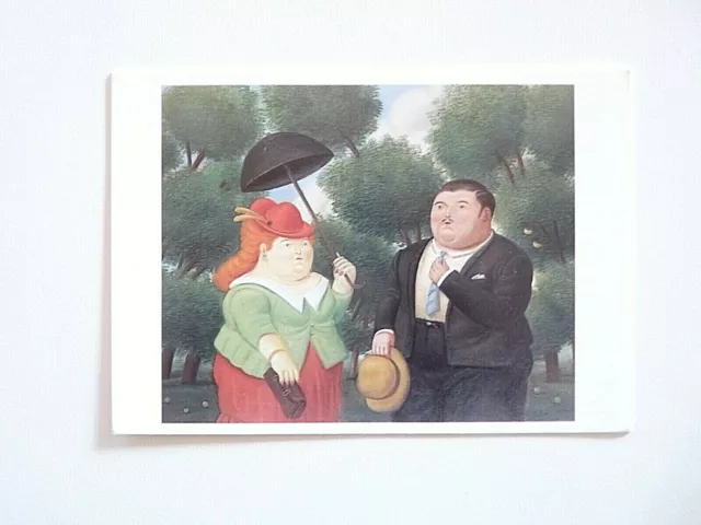 Une Carte Postale Reproduction D'une Oeuvre De Botero