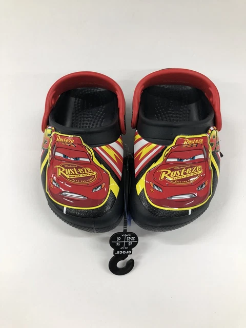 Disney Crocs Kids CrocsFunLab McQueen Light Clog (Toddler/Little Kid) Size C6