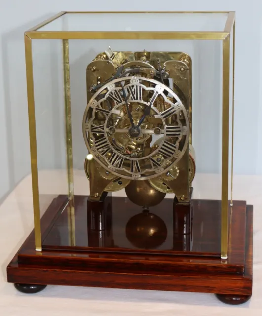 Evans of Handsworth Double Fusee Skeleton Clock