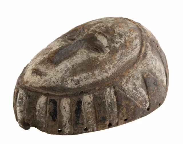 Antico Maschera Africano Fang Ngon Ntang Gabon 30cm Arte Etnico 17131 3