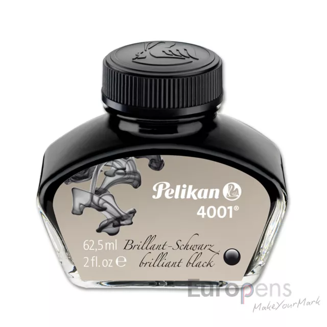 Vintage Ink Bottles PELIKAN 4001 62.5ml Black Fountain Pen Ink & SPOTONE 3