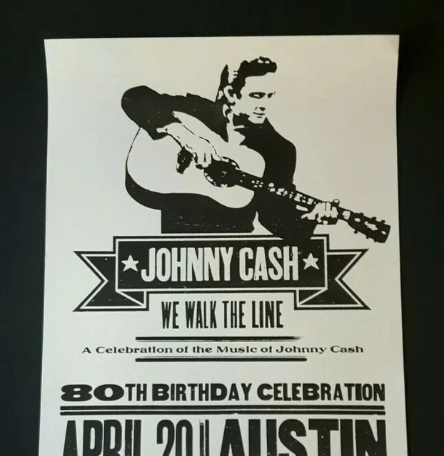 JOHNNY CASH Hatch Show Print WILLIE NELSON AUSTIN CITY LIMITS TV Concert Poster JOHNNY CASH Hatch Show Print WILLIE NELSON AUSTIN CITY LIMITS TV Concert Poster